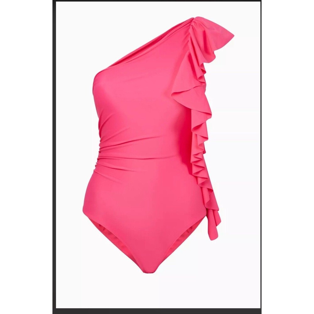 Paper London Pink Coconut One Piece Swimsuit Size 3XL Beach Vacation Resortwear